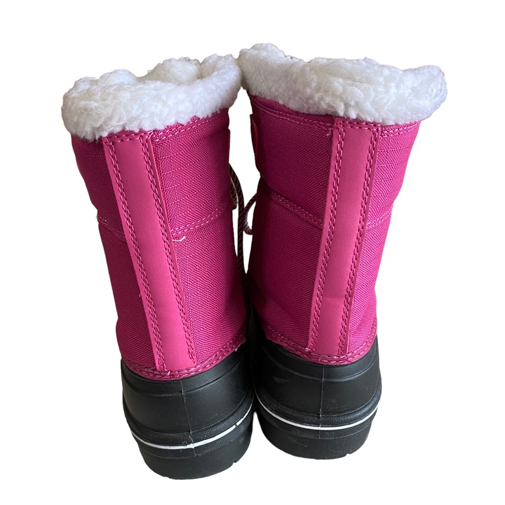 Cat & Jack Snow Boots Size 4 Like New - Picture 4 of 5